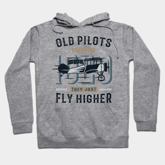 Old pilots Hoodie by p308nx